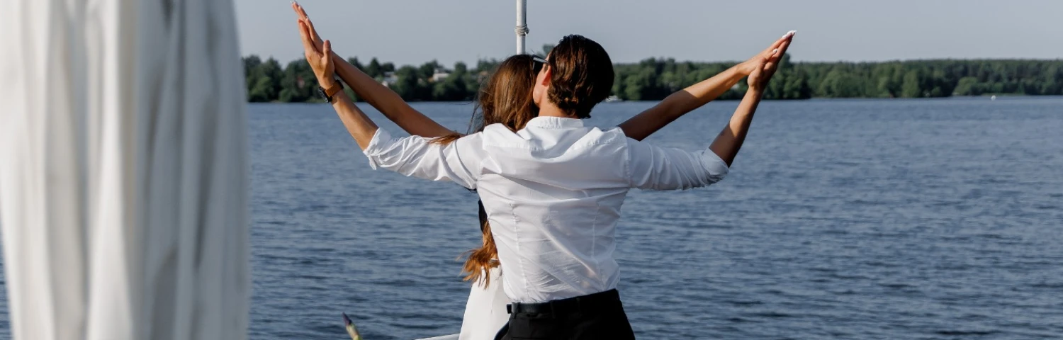 Yacht wedding in Moscow