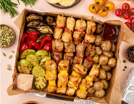 Mini-skewers Food Box №6