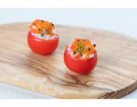 Cherry Tomatoes with Crab