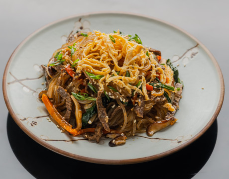 Glass Noodles with Vegetables and Meat