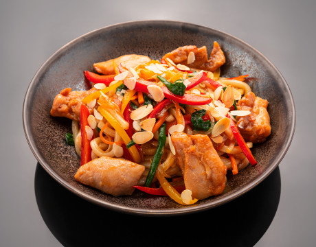 Udon Noodles with Chicken
