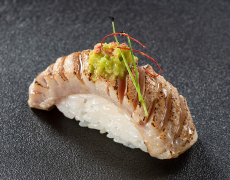 Aburi Bigeye Tuna Sushi