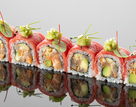 Bigeye and Albacore Tuna Roll