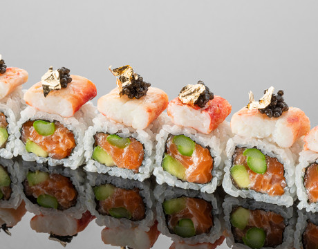 King Crab and Black Caviar Roll