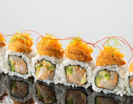 Scallop and Sea Urchin Roe Roll