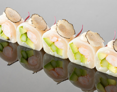 Scallop and Truffle Sashimi Roll
