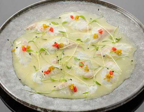 Dorado Ceviche with Jalapeño Sauce