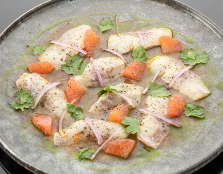 Seabass Ceviche with Grapefruit